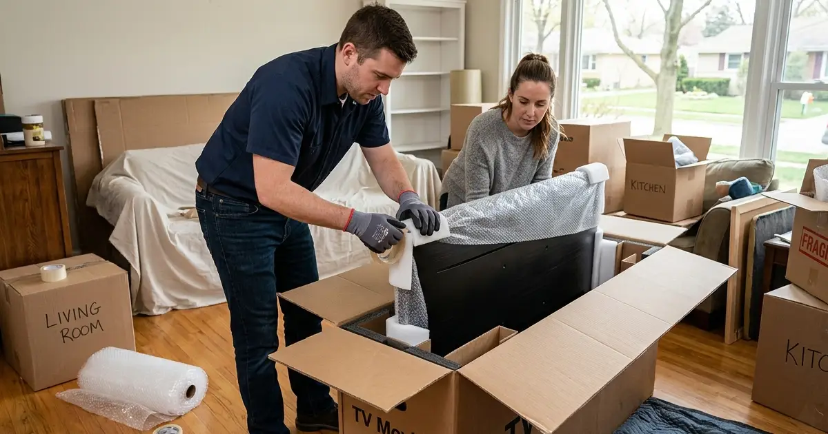 Moving a TV? Follow These Steps to Avoid Costly Damage (2026 Complete Guide)